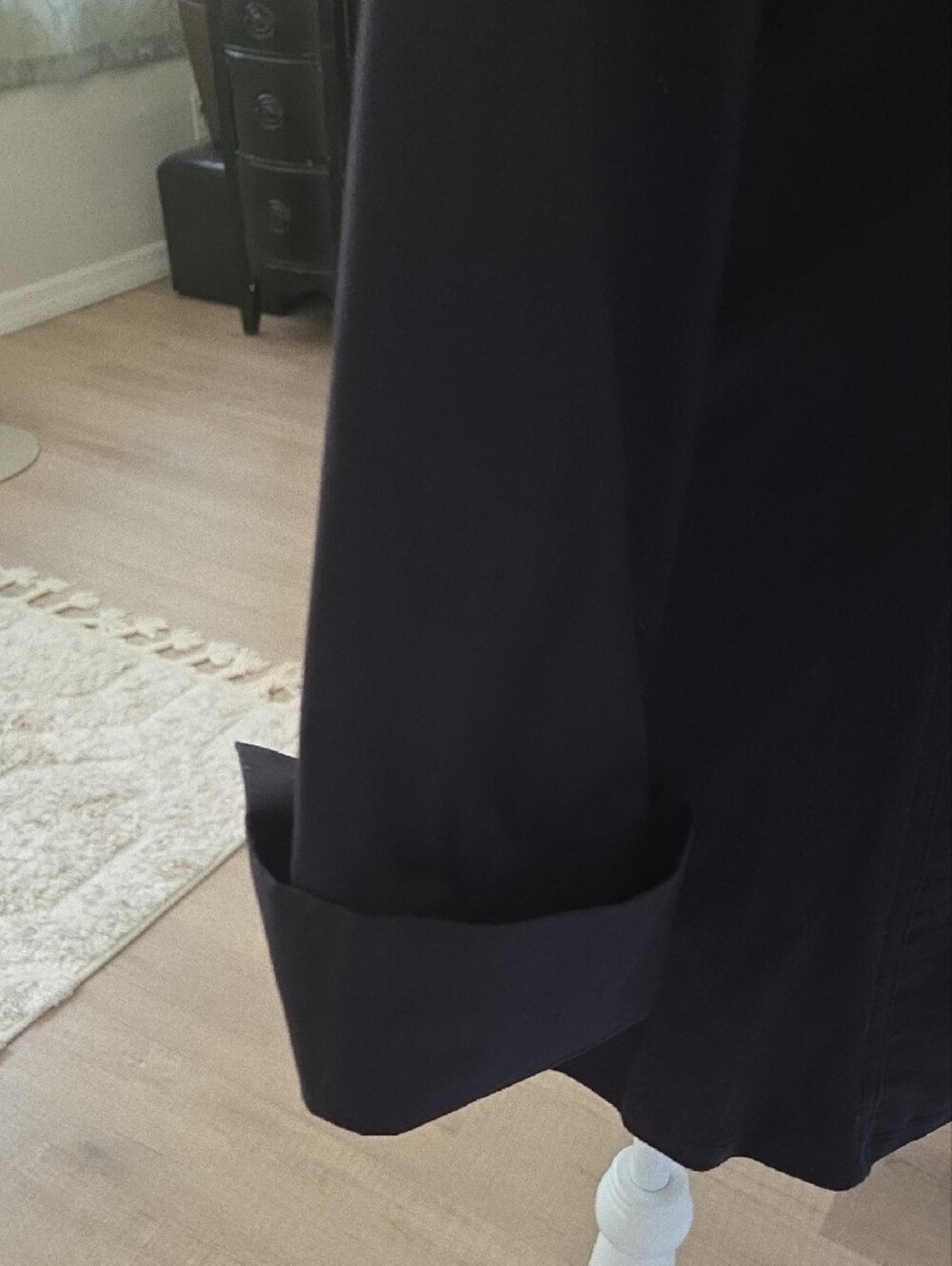 Zac & Rachel Black Pleated Front Button-Down Shirt - Picture 5 of 8